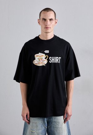 TEA TIME - T-shirt imprimé - black