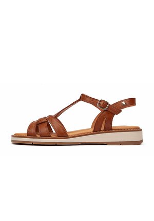 Pikolinos ROQUETAS - Sandalias de cuña - brown