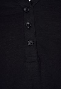 Zizzi WITH 3/4 SLEEVES - Maglietta a manica lunga - black
