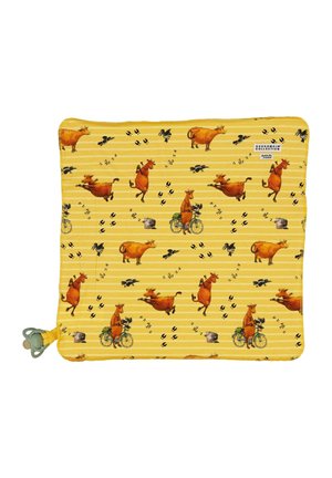 MAMMA MU CUDDLY - Babytæppe - yellow stripe