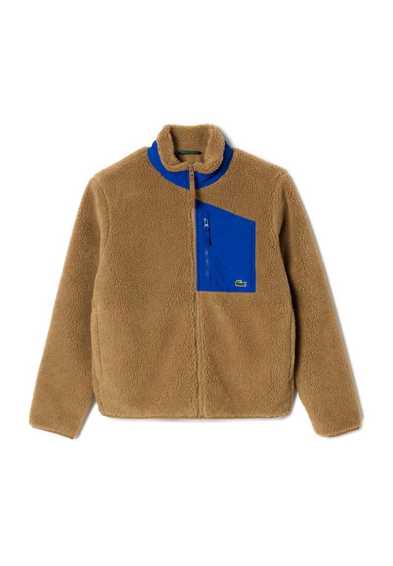 Lacoste Fleecejas bruin Lacoste Fleecejas bruin