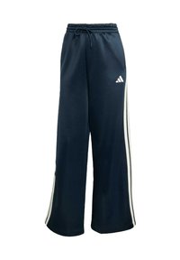 STADIUM - Trousers - aurora ink   off white
