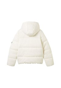 TOM TAILOR PUFFER MIT ABNEHMBARER KAPUZE - Cappotto invernale - soft neutral beige