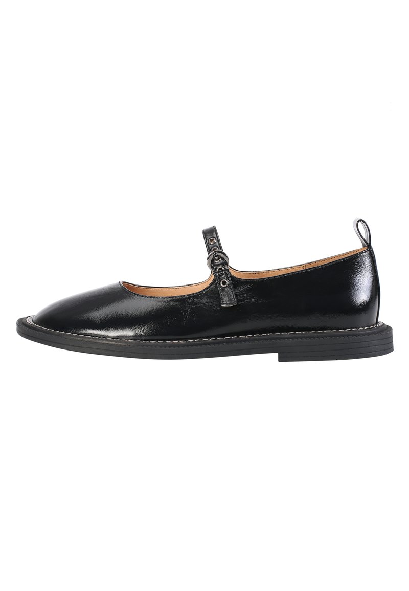 Damen Klassische Ballerinas | Ekonika Riemchenballerina black/schwarz - MA11648 Damen Klassische Ballerinas | Ekonika Riemchenballerina black/schwarz - MA11648