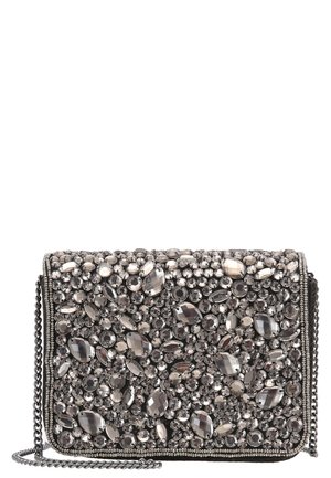 Borsa a tracolla - silver-coloured