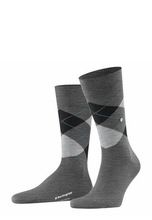 Burlington EDINBURGH - Calze - grau schwarz