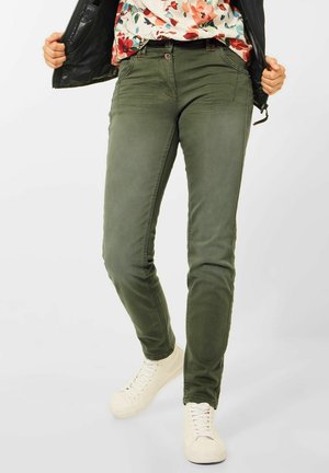 Slim fit jeans - grün