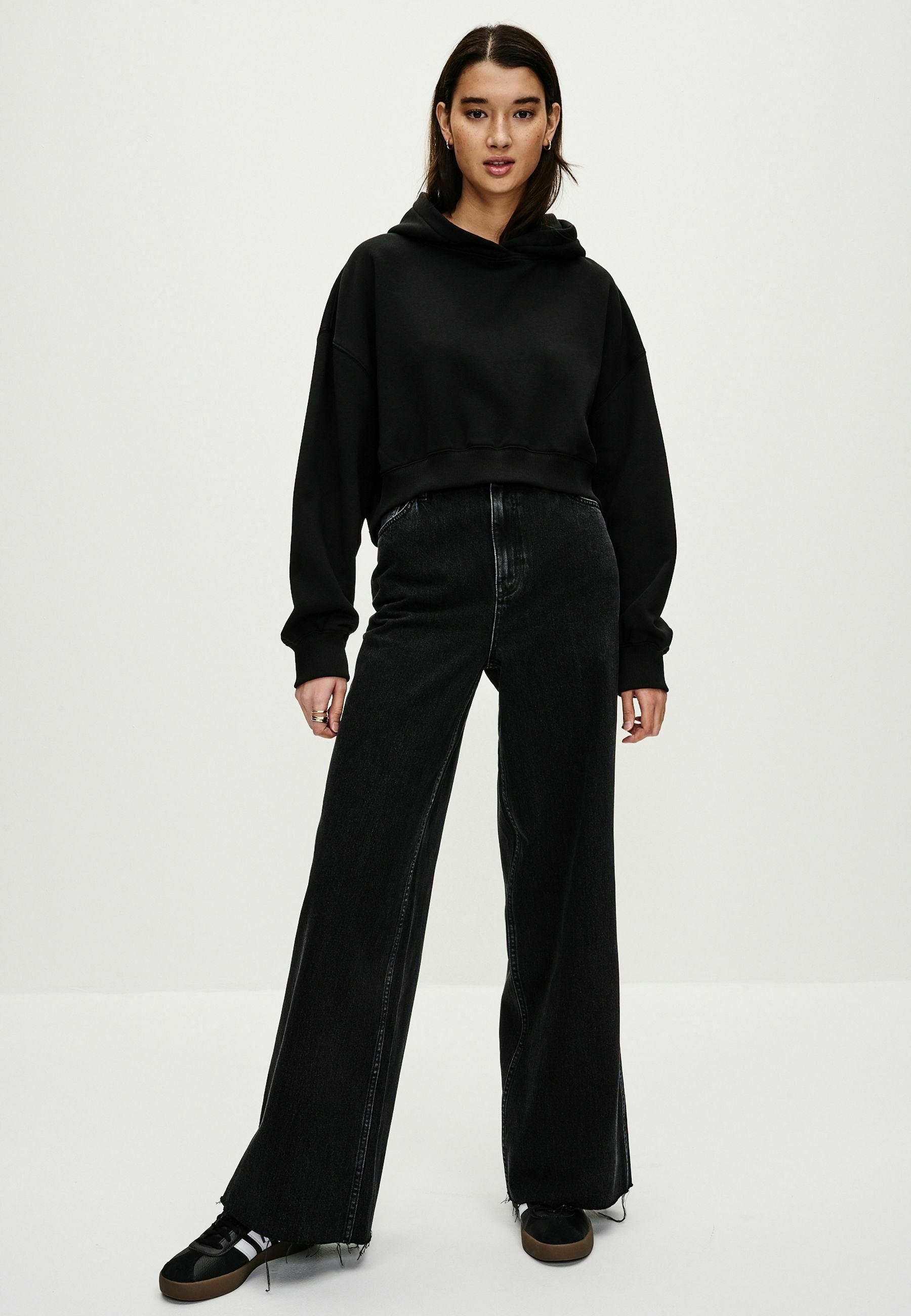 FASHIRU back switching sweat hoodie/ブラック Black Patch Hoodie – Racer Worldwide