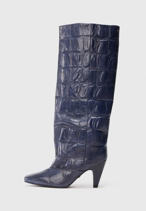 LUXYY - Čizme s visokom petom - midnight blue