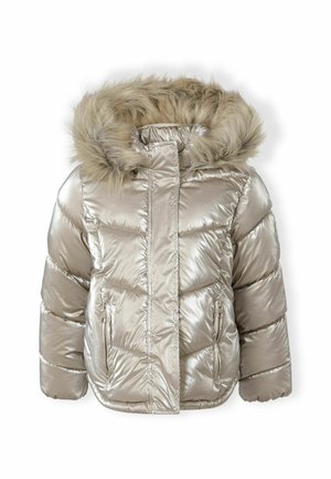 FIXED FAUX FUR HOOD TRIM - Zimska jakna - sand