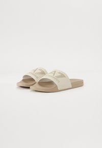 EA7 Emporio Armani UNISEX - Sandales de bain - cobblestone/silver birch