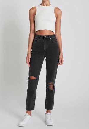 Slim fit jeans - black