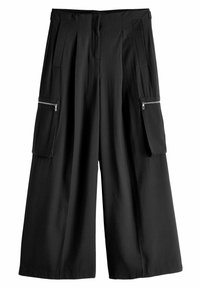 Next UTILITY WIDE LEG - Hlače - black