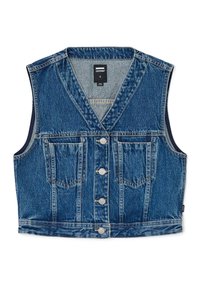 TINA - Waistcoat - stream mid retro