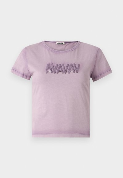 AVAVAV PRINTED  - Nyomott mintás póló - purple