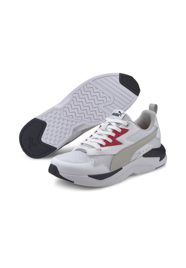 Puma X-RAY LITE - Sneakers laag - white-gray -red-new navy/wit - Zalando.nl