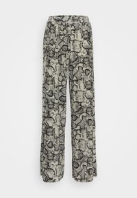 Vero Moda VMAURORA SNAKE WIDE  - Kelnės - black