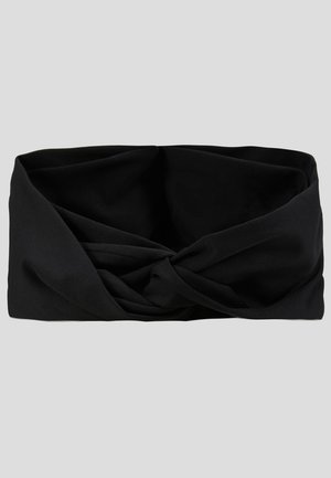 TWIST KNOT HEADBAND - Svettebånd - black/white