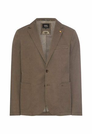 camel active, SAKKO AUS AUS KOMFORTABLEM 2-WEGE STRETCH - Sakko - dark olive green