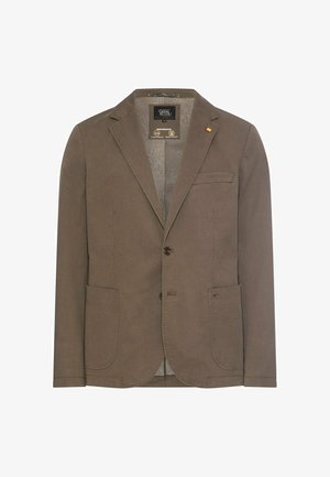 camel active, SAKKO AUS AUS KOMFORTABLEM 2-WEGE STRETCH - Sakko - dark olive green