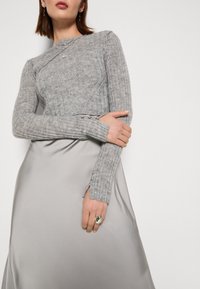 AllSaints AMOS DRESS 2-IN-1 - Maglione - grey marl