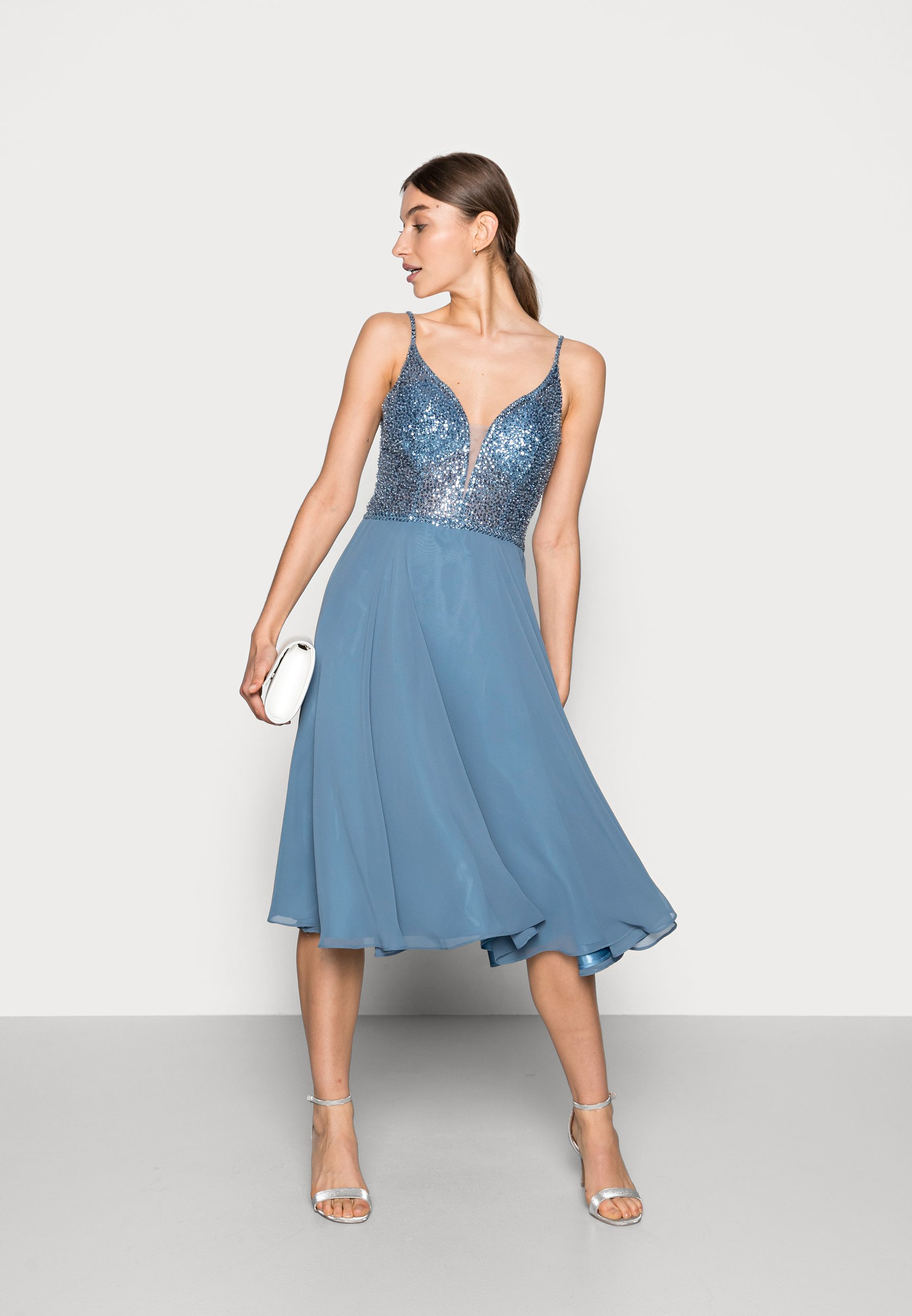 denim cocktail dress