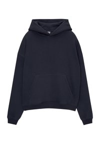 PULL&BEAR Mikina s kapucí - dark blue