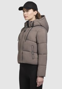 khujo STINE MATT - Winterjas - taupe dunkel