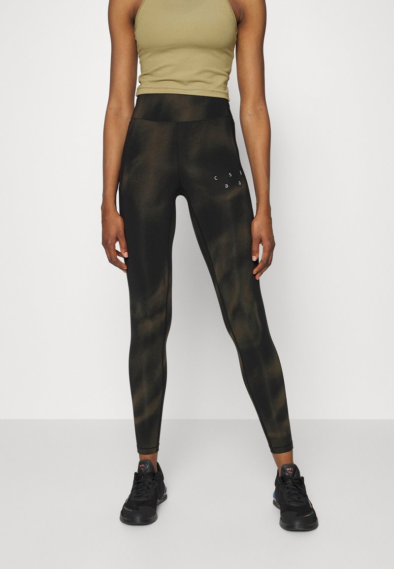 Casall ESSENTIAL PRINTED - Leggings - haze green