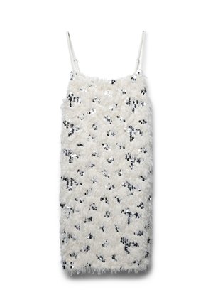 CON PAILLETTES - Cocktailkleid/festliches Kleid - bianco lana