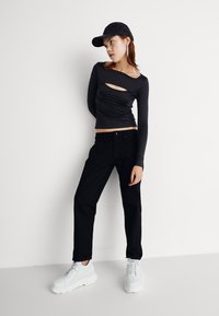 G-STAR CUT OUT SLIM BOAT - Ilgarankovis viršutinės dalies drabužis - shadow