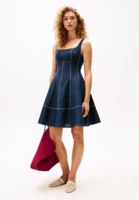 Tommy Hilfiger TH X SOFIA RICHIE GRAINGE SHORT DRESS - Dnevna obleka - dark night navy