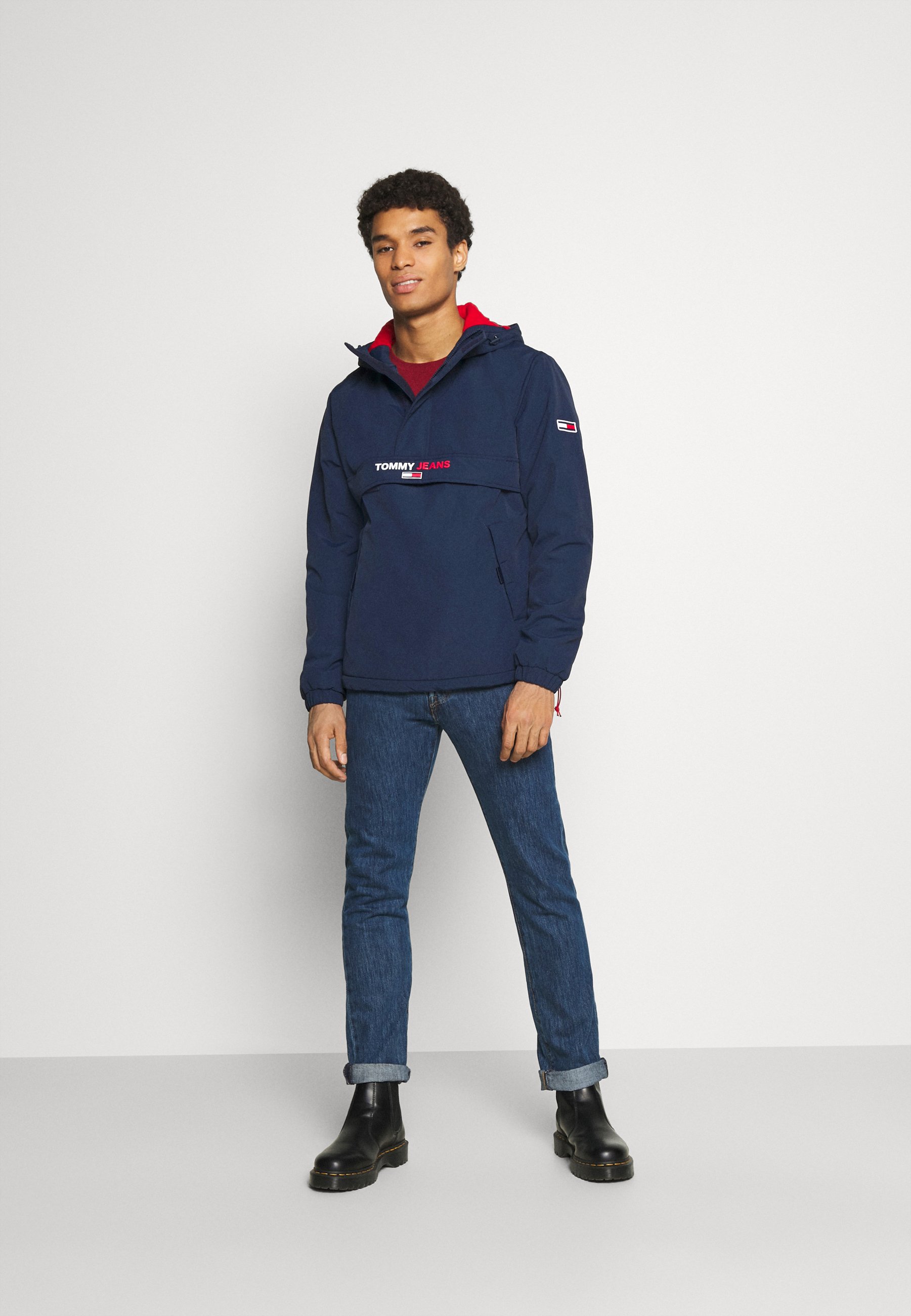 tommy jeans pop over jacket