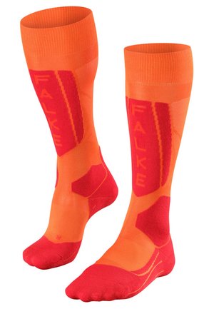 Kniestrümpfe - flash orange