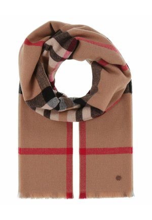 PLAID SIGNATURE STOLA - Scarf - camel