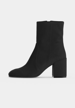 NUBACARI ZIP - Boots à talons - black