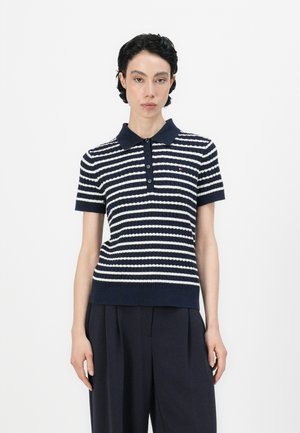 CABLE  - Poloshirts - dark night navy/ivory