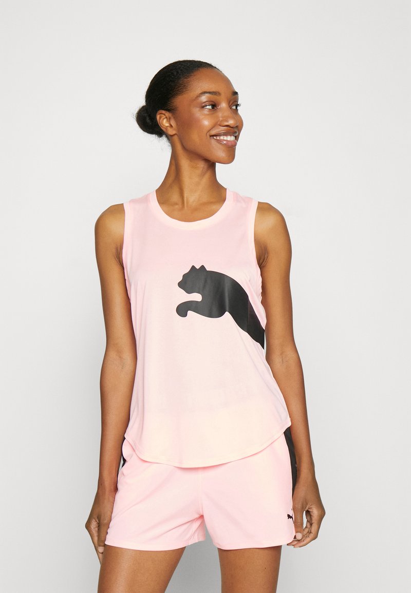 Puma TRAIN ALL DAY BIG CAT TANK Top koral ice/black/koralle