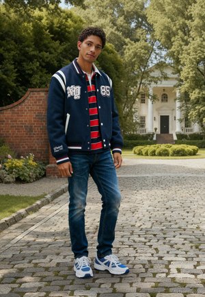 AUSTIN SLIM - Traperice uskog kroja - denim dark