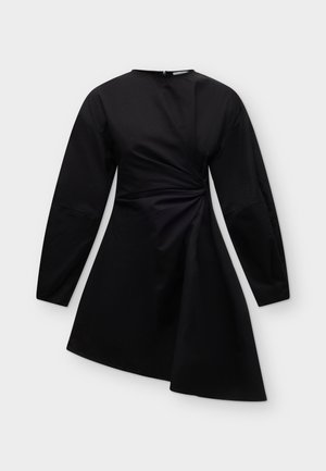 Topshop, TSNINA FRONT KNOT MINI DRESS - Robe de jour - black