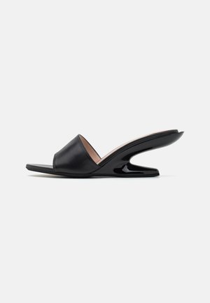 MULES - Heeled mules - black