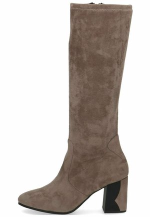 Stiefel - taupe stretch