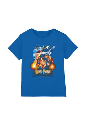 Cotton Soul, HARRY POTTER MOVIE POSTER UNISEX - Print T-shirt - royal blue