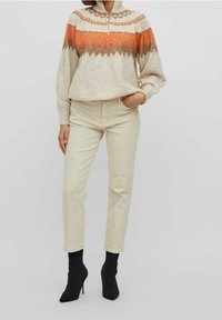 VILA Strickpullover - off-white