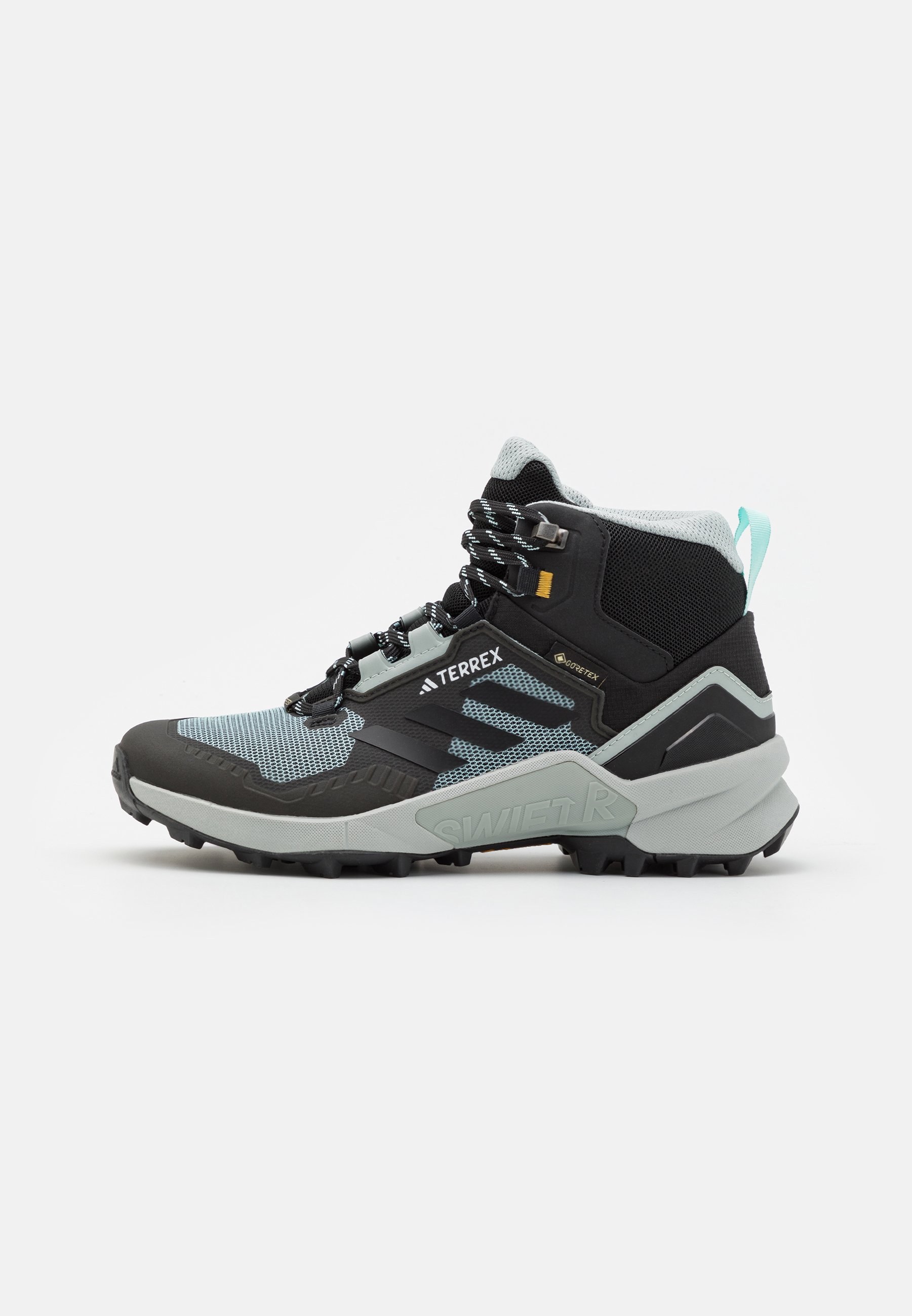 adidas Terrex TERREX SWIFT R3 MID GORE-TEX - Hiking shoes - semi flash aqua/core black/beige/light blue - Zalando adidas Terrex TERREX SWIFT R3 MID GORE-TEX - Hiking shoes - semi flash aqua/core black/beige/light blue - Zalando