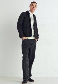 Edwin MATRIX PANT - Vaqueros boyfriend - black/matt wash