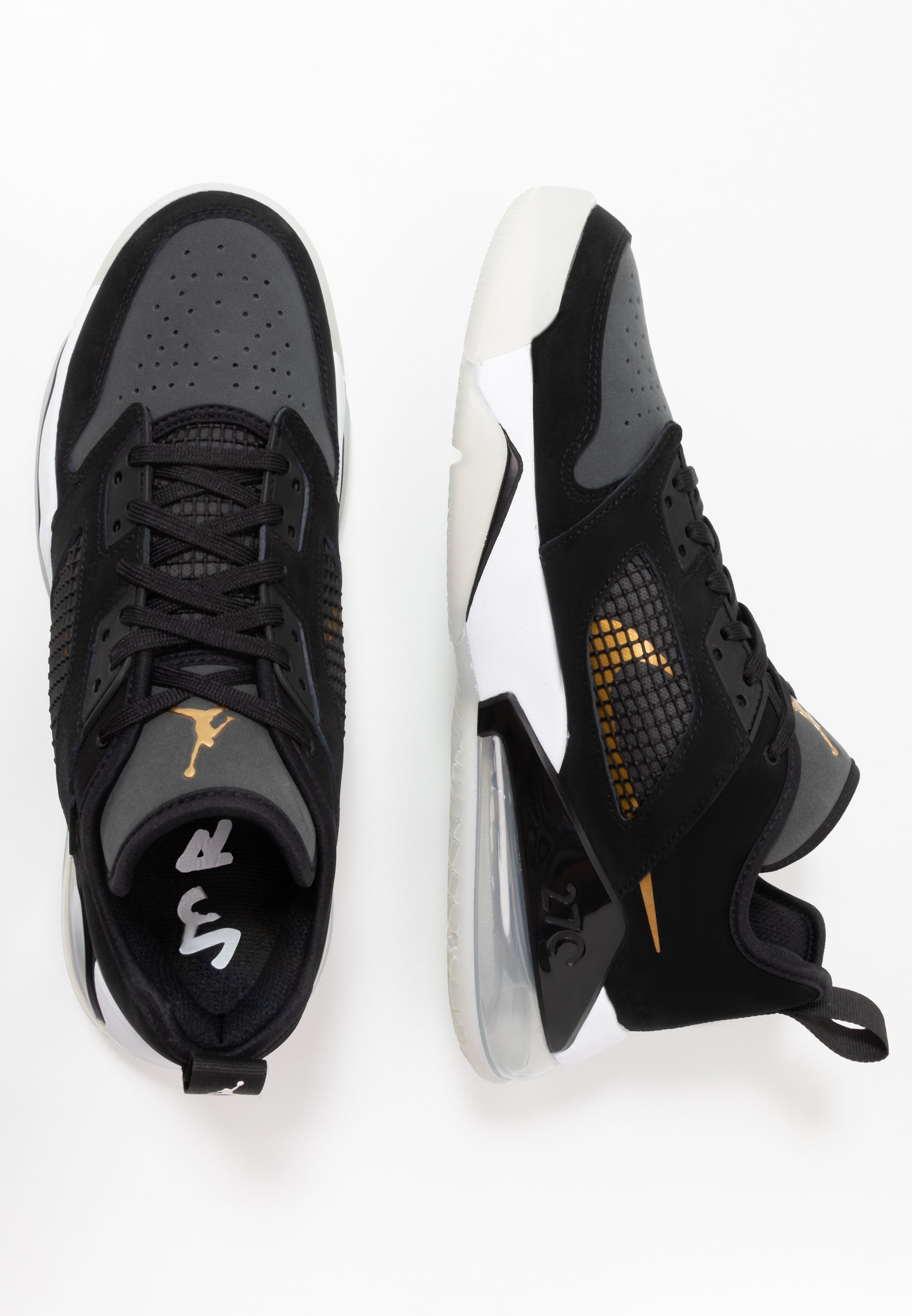 Jordan MARS 270 - Sneakers laag - black/metallic gold/dark smoke  grey/white/pure platinum/Zwart - Zalando.nl