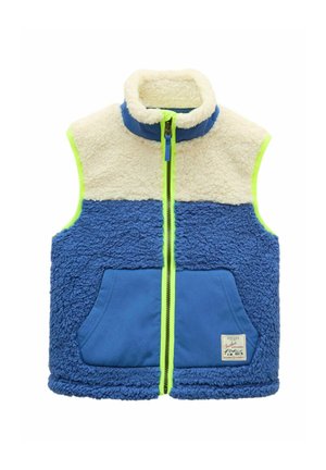 Tom Joule, BOYS BILLY FLEECE GILET - Waistcoat - cream & blue