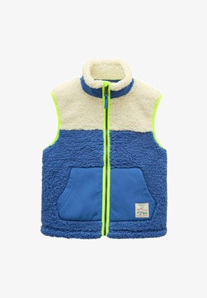Tom Joule, BOYS BILLY FLEECE GILET - Vest - cream & blue