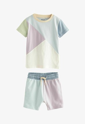 Next SHORT SLEEVE BLOCK SET - Shorts - lilac purple blue
